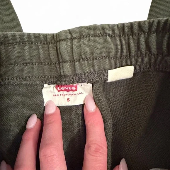 Levi’s Green Jogger Sweatpants Relaxed Fit S - Picture 4 of 8